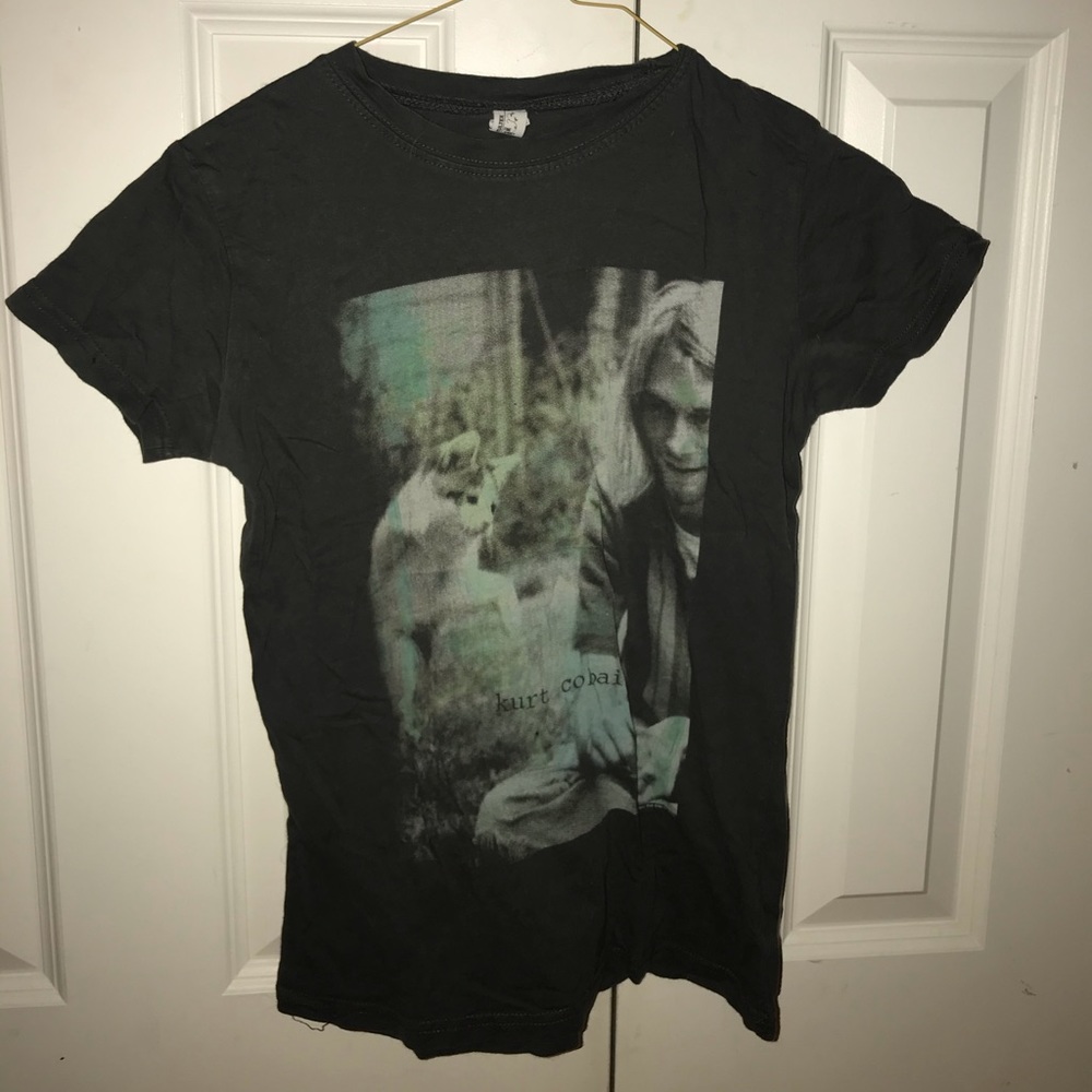 Kurt cobain graphic tee